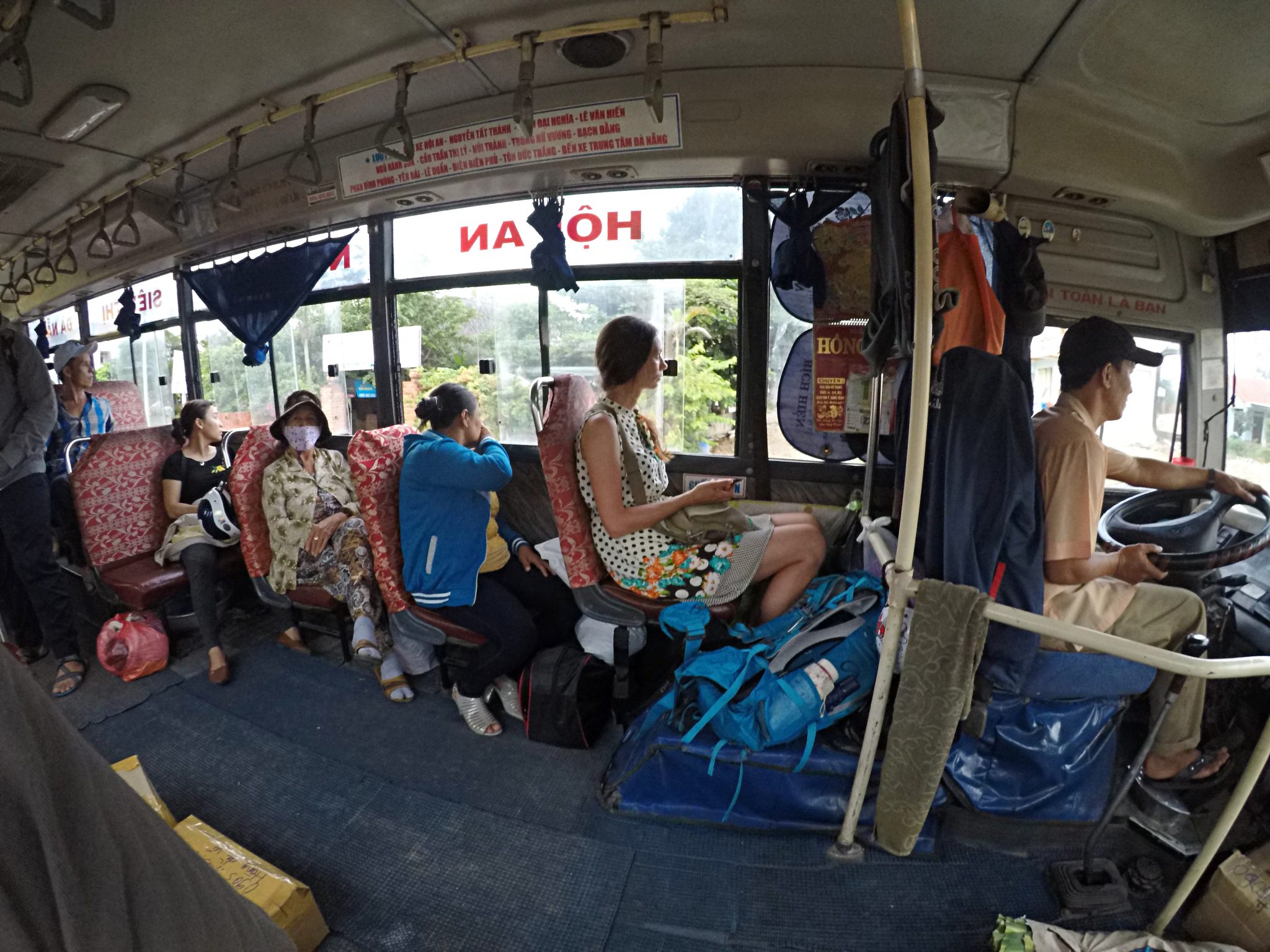 vietnam autobus doprava cestovanie 