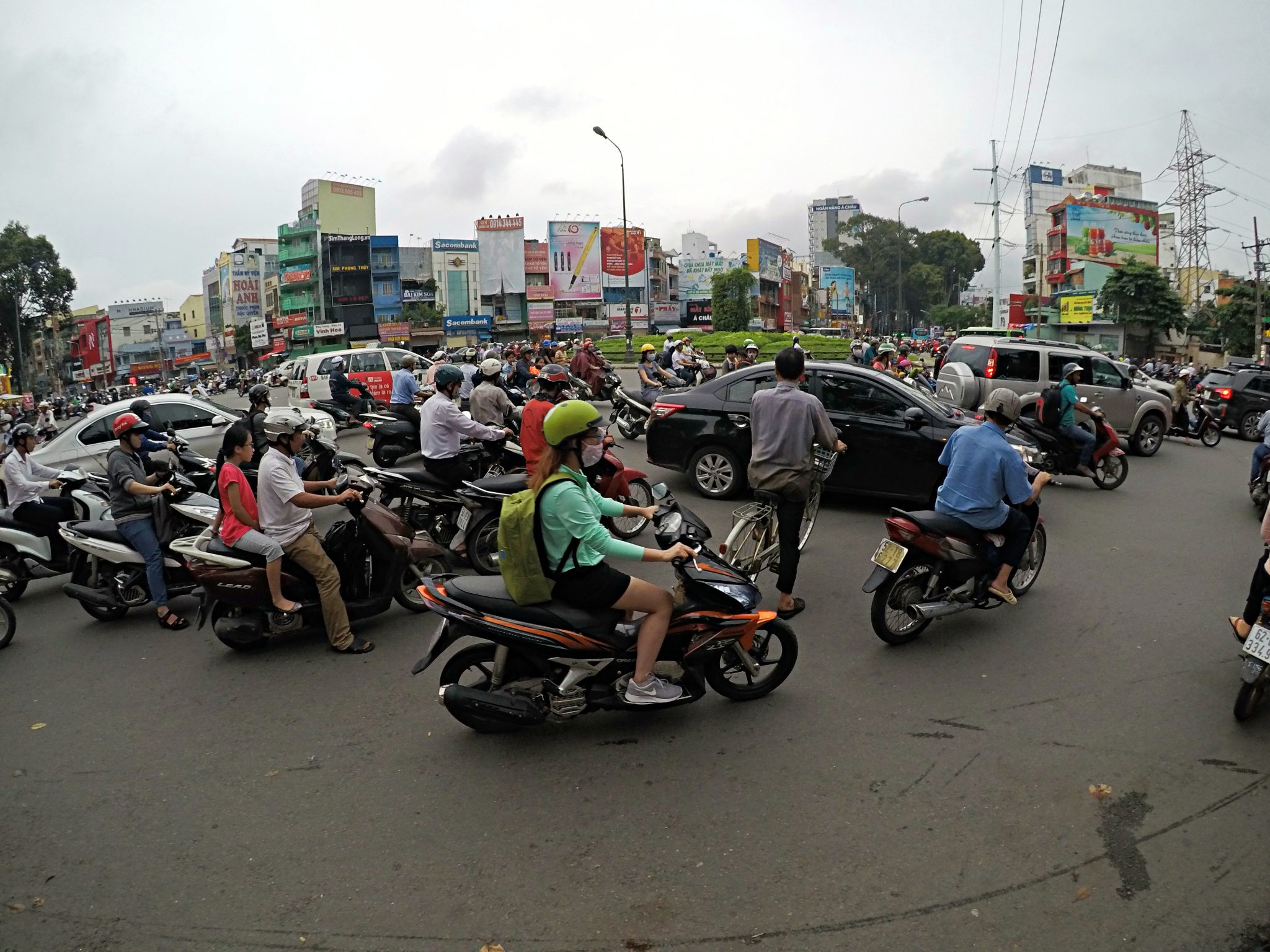vietnam doprava cestovanie premavka motorka