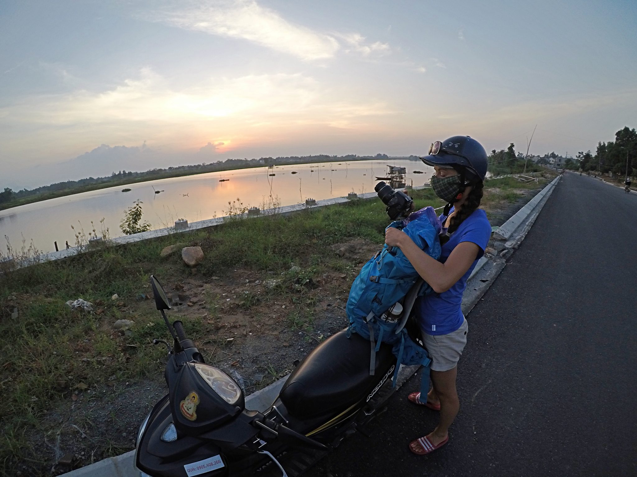 vietnam motorka doprava cestovanie